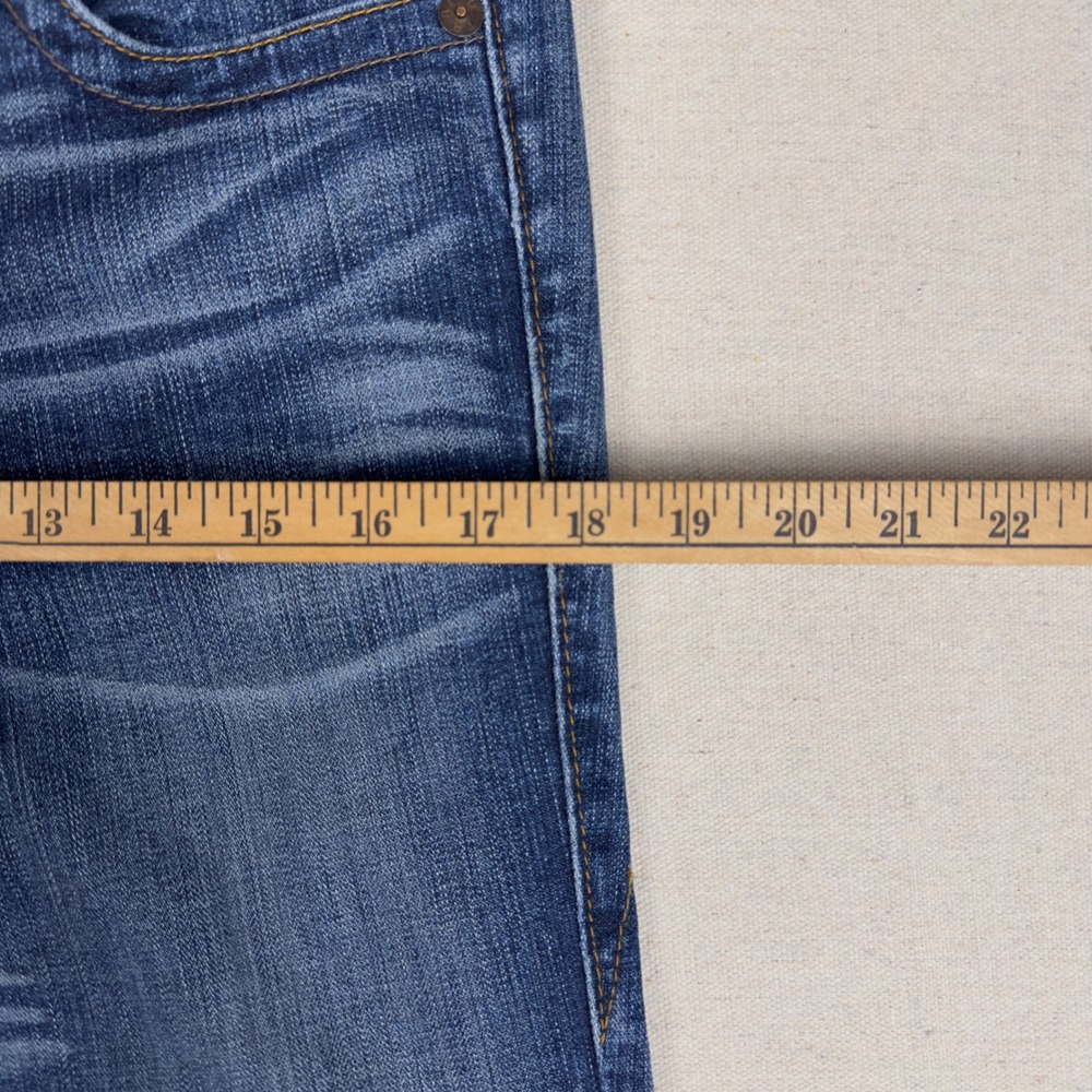 True Religion Tony Flare Jeans Women's 29 Low Rise Denim Y2K Made in USA Bootcut - Picture 11 of 14